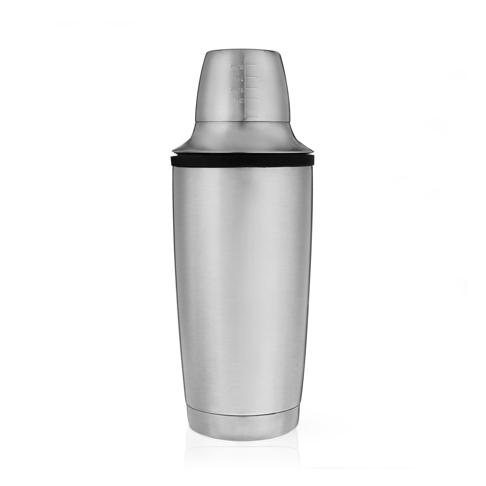 2 PACK Black and White Shaker Cup Insulated Stainless Steel Water