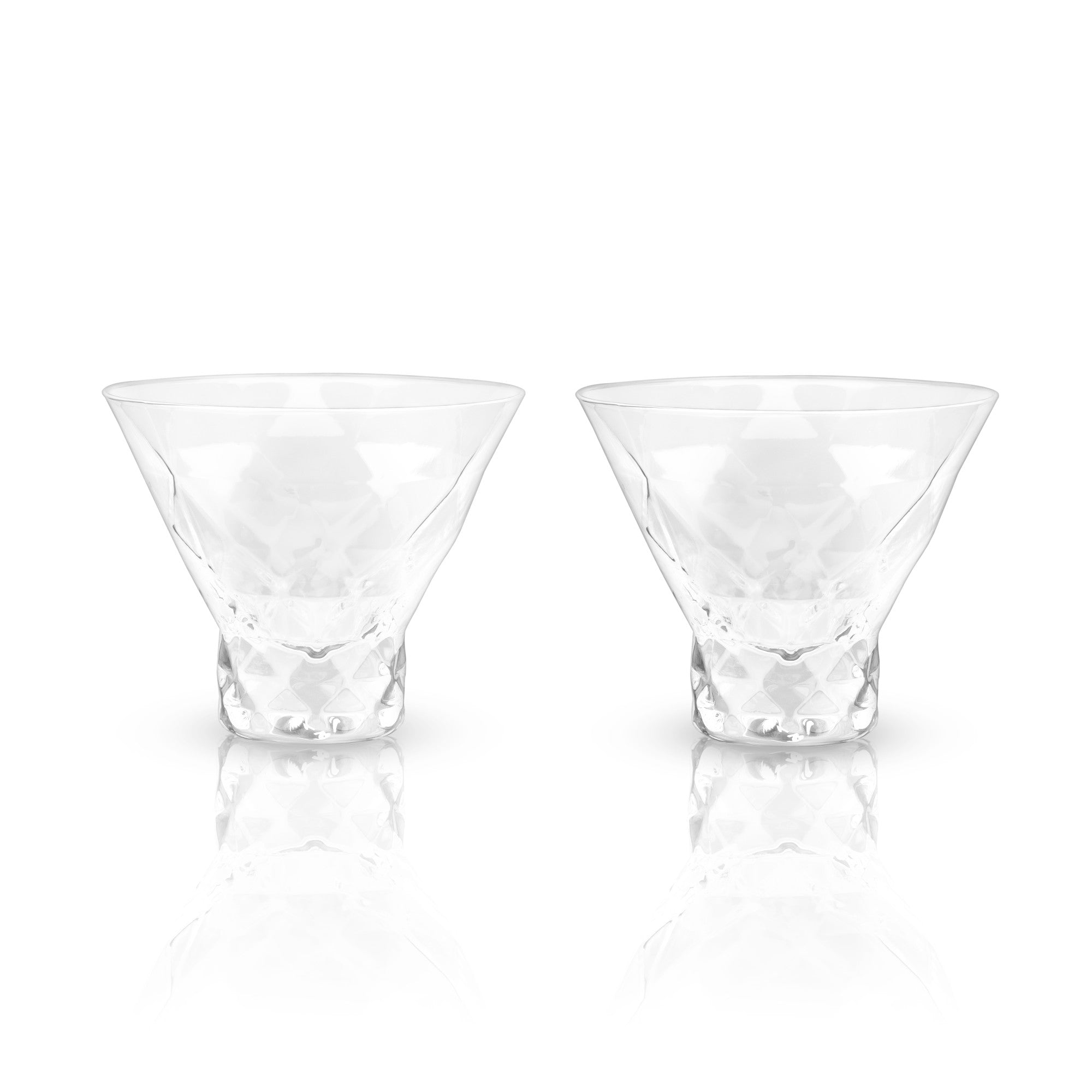 Buy Wholesale China Martini Glass Set Of 2. Crystal Glassware