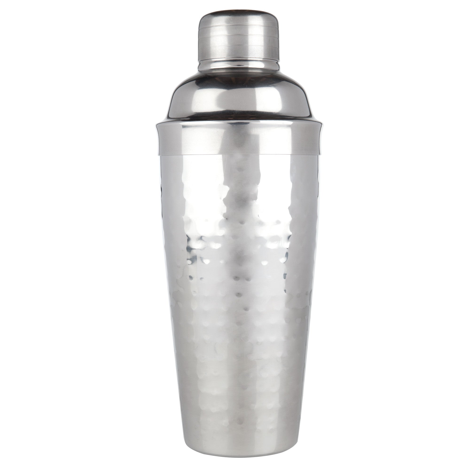 Stainless-Steel Hammered Cocktail Shaker