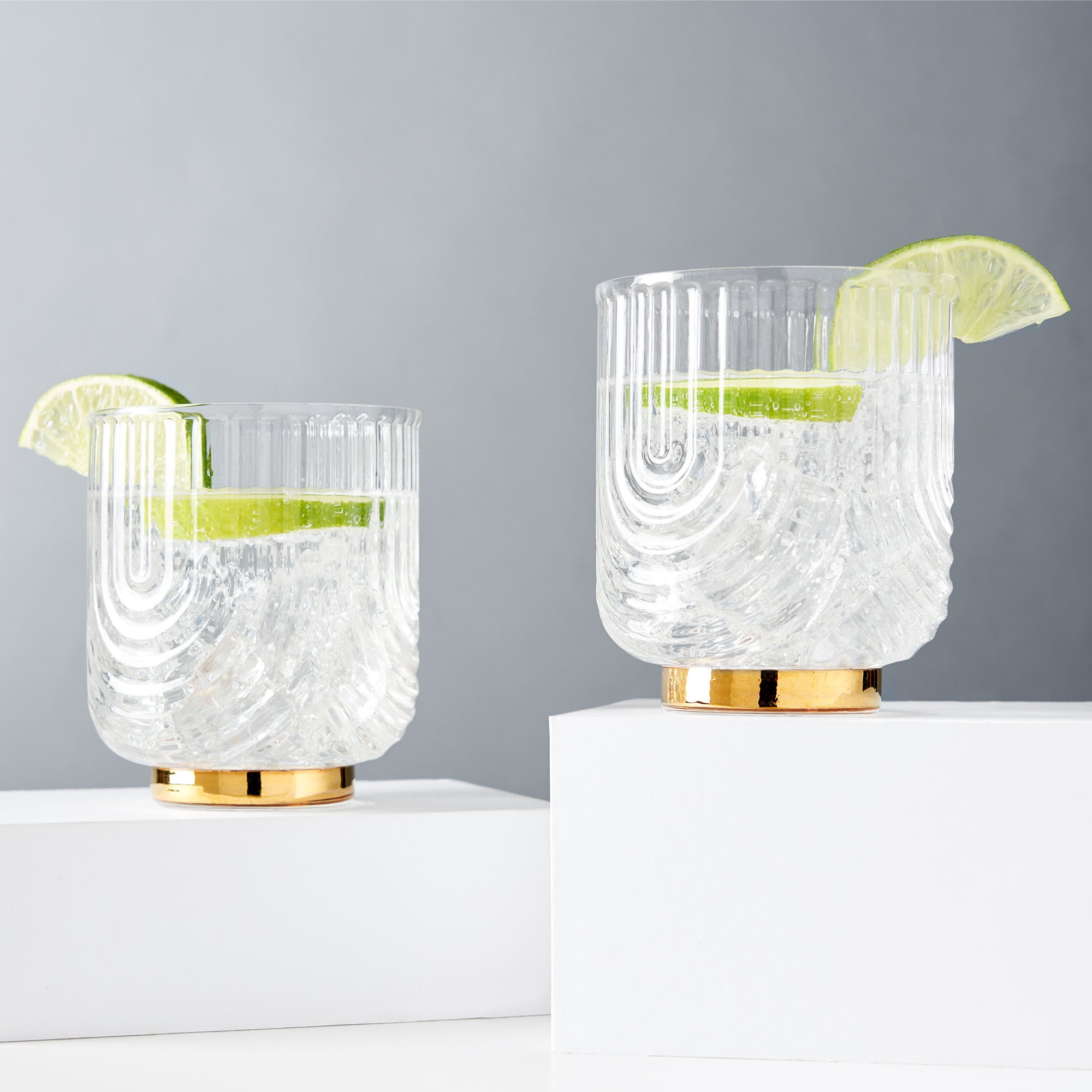 Viski Beau Lowball Tumblers (Set of 4)