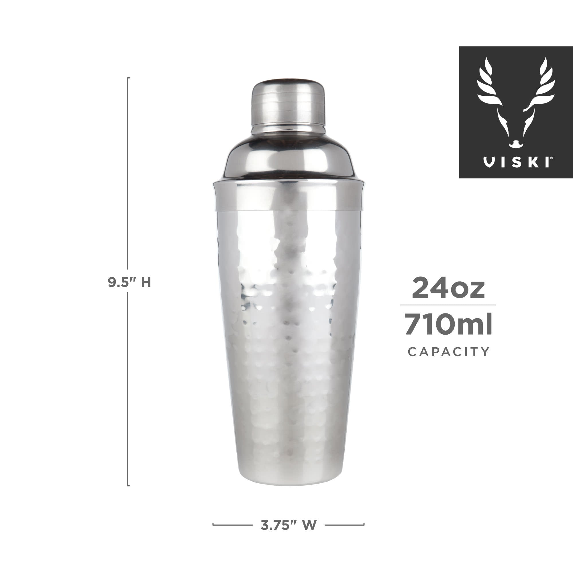 Viski Art Deco Cocktail Shaker