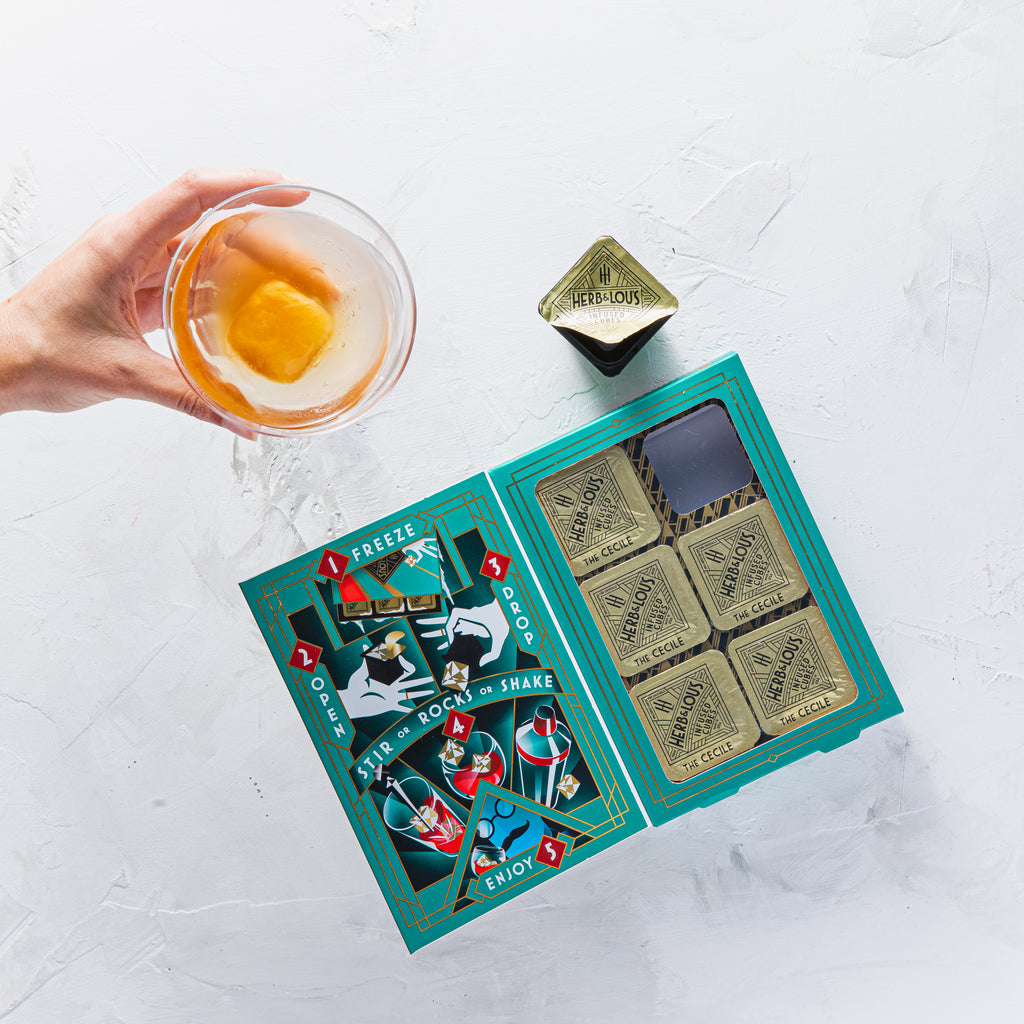 Fruit and Herb Infused Ice Cubes - Alice and Lois